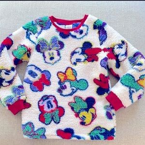 Kids XL Disney world minnie fluffy pullover Sweater